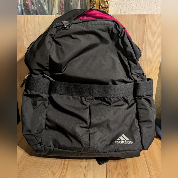 Adidas Black Backpack with Pink Interior - Picture 2 of 7